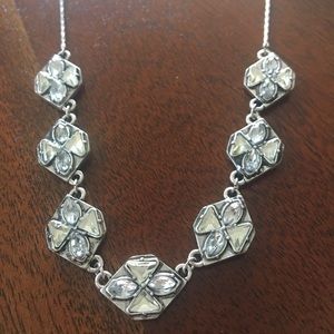 Silver Jewel Design Necklace